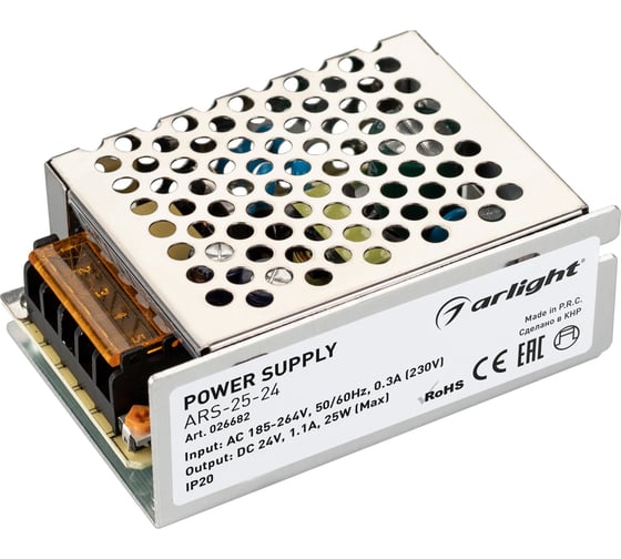 Изображение товара Блок питания Arlight ARS-25-24 026682