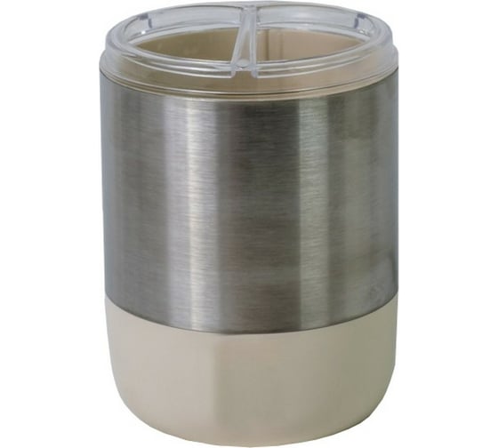 Изображение товара Стакан для щётки и пасты PRIMANOVA LİMA XL бежевый, пластик M-SA08-09