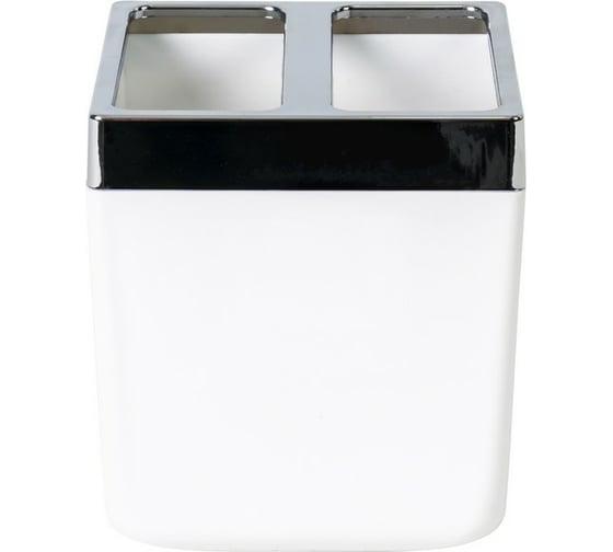 Изображение товара Стакан для зубной пасты и щётки PRIMANOVA TOSKANA белый, пластик M-SA03-01