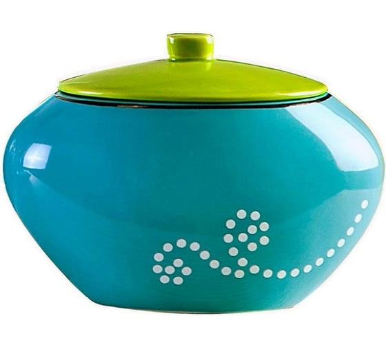 Изображение товара Контейнер для ватных палочек PRIMANOVA Maison голубой D-15396