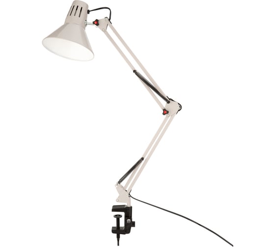 Изображение товара Настольная лампа REXANT Акцент на струбцине Е27 серая 603-1009