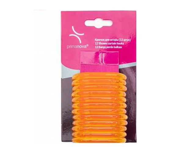 Изображение товара Кольца для штор PRIMANOVA 12 шт, оранжевые M-05417