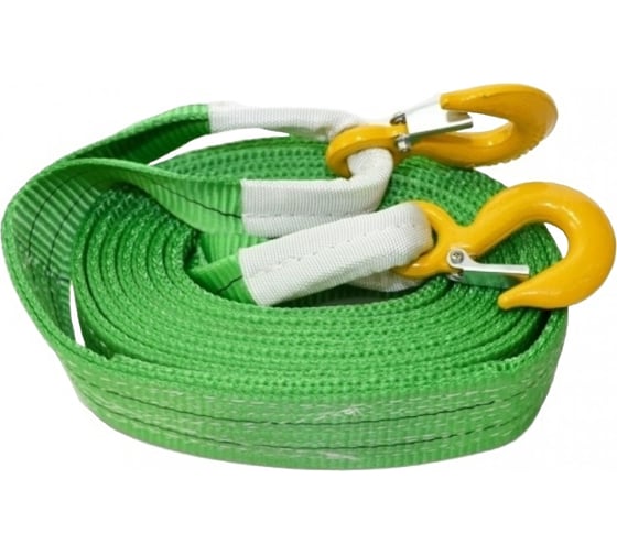 Изображение товара Трос буксировочный текстильный КанТраст 12 т 5 м крюк-крюк артикул tbt125000kk