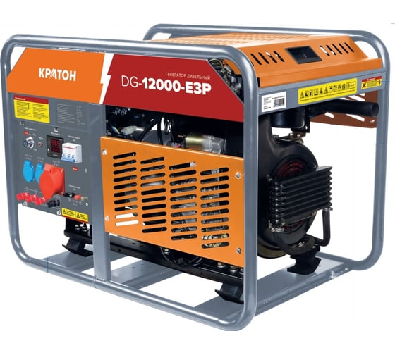 Изображение товара Дизельный генератор Кратон DG-12000-E3P 3 08 02 015