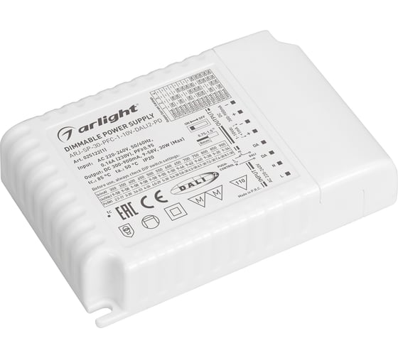 Изображение товара Блок питания Arlight ARJ-SP-30-PFC-1-10V-DALI2-PD 0251221