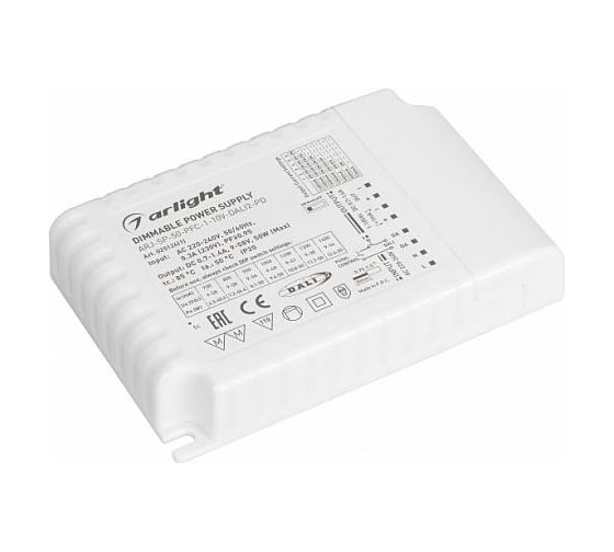 Изображение товара Блок питания Arlight ARJ-SP-50-PFC-1-10V-DALI2-PD 0251241