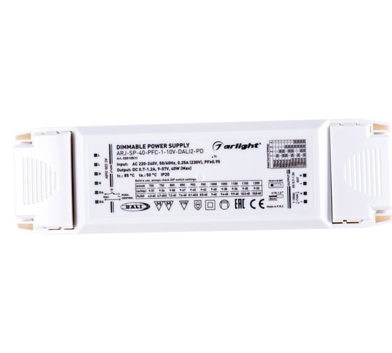 Изображение товара Блок питания Arlight ARJ-SP-40-PFC-1-10V-DALI2-PD 0251251