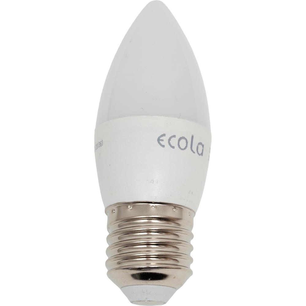 Изображение товара Светодиодная лампа Ecola candle LED 7W 220V E27 теплый белый