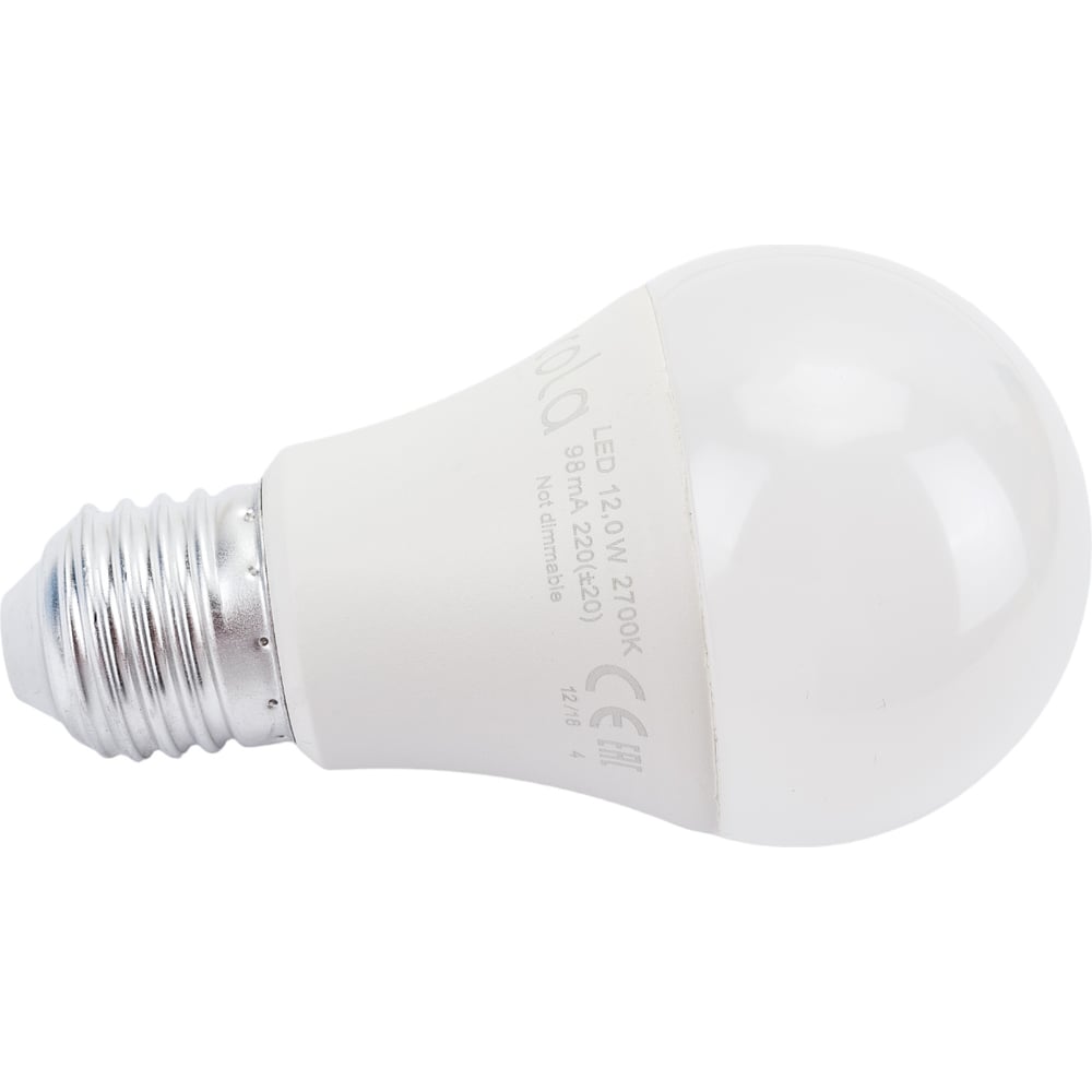Изображение товара Светодиодная лампа Ecola classic LED 12W A60 E27 теплый белый