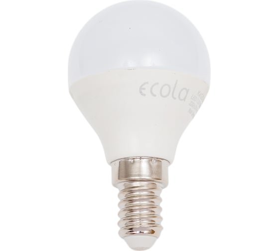 Изображение товара Светодиодная лампа Ecola globe LED 7,0W G45 220V E14 6500K шар композит 82x45 K4GD70ELC