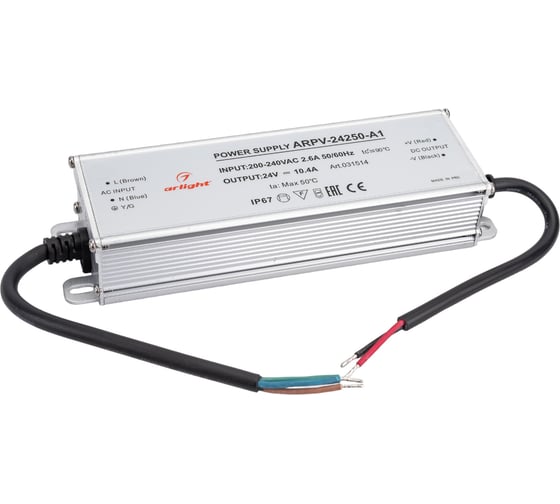 Изображение товара Блок питания Arlight ARPV-24250-A1 031514