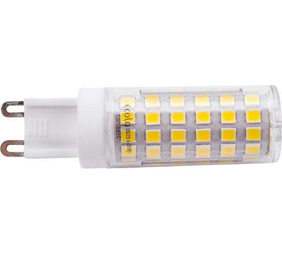 Изображение товара Светодиодная лампа Ecola G9 LED 8,0W Corn Micro 220V 4200K 360 65x19 G9RV80ELC