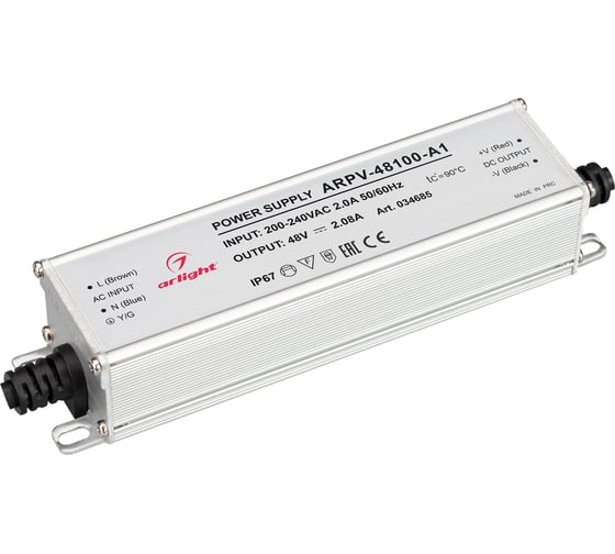 Изображение товара Блок питания Arlight ARPV-48100-A1 034685