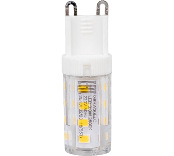Изображение товара Светодиодная лампа Ecola G9 LED 3,0W Corn Micro 220V 2800K 320 50x16 G9RW30ELC