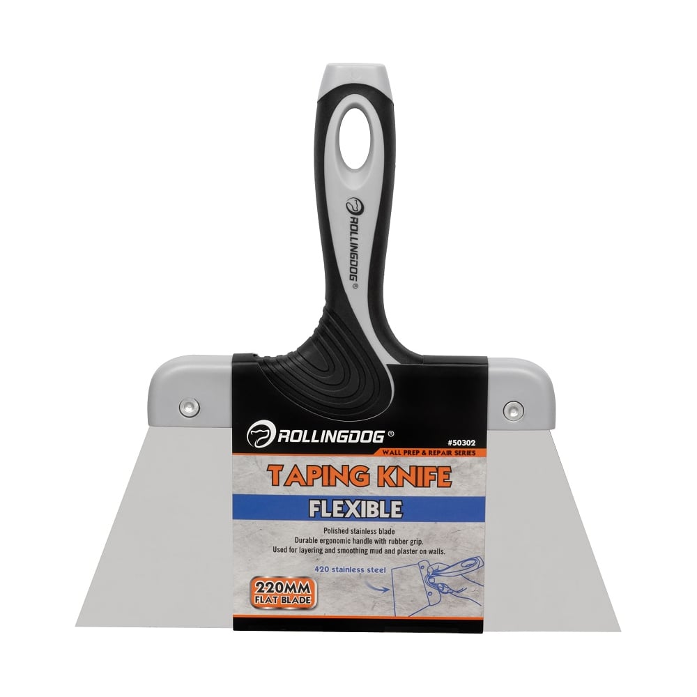 Изображение товара Шпатель Rollingdog Taping Knife, нержавеющая сталь 420, 220 мм., 50302