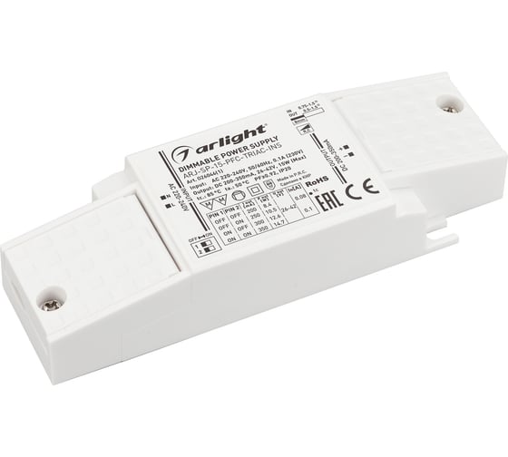 Изображение товара Блок питания Arlight ARJ-SP-15-PFC-TRIAC-INS 0260461