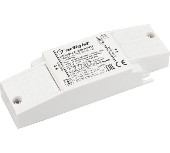 Изображение товара Блок питания Arlight ARJ-SP-15-PFC-TRIAC-INS 0281871