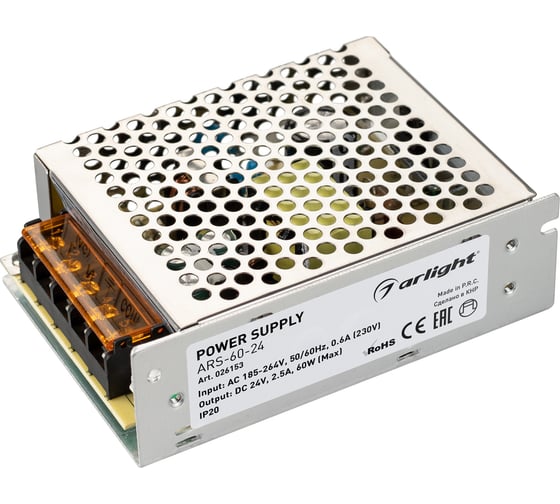 Изображение товара Блок питания Arlight ARS-60-24 026153