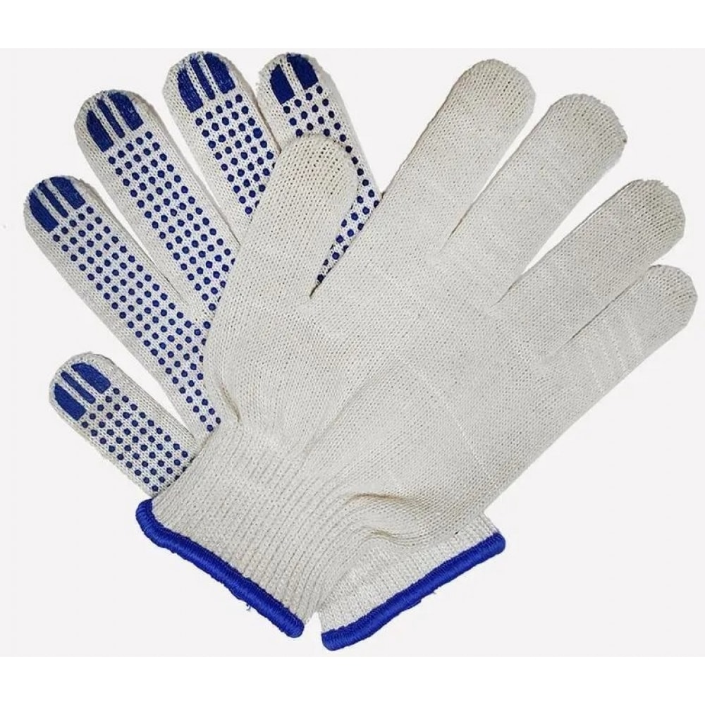 Купить Рабочие перчатки PACK INNOVATION, IP00PXBN01004-0.10, синий/белый, хлопок, ПВХ