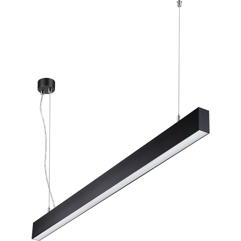 Подвесной светодиодный светильник Novotech, цвет белый/черный 358878 - фото 1