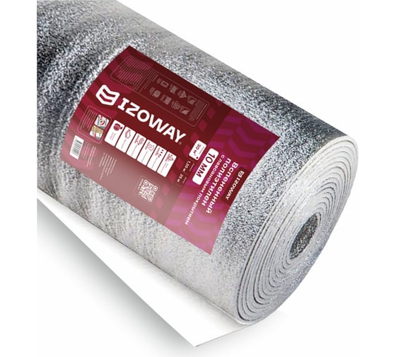 Изображение товара Лавсан РМ Izoway Стандарт (10 мм, 1,2x15 м, 18 кв.м) 13313