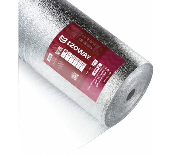 Изображение товара Лавсан РМ Izoway Стандарт (3 мм, 1,2x25 м, 30 кв.м) 13577