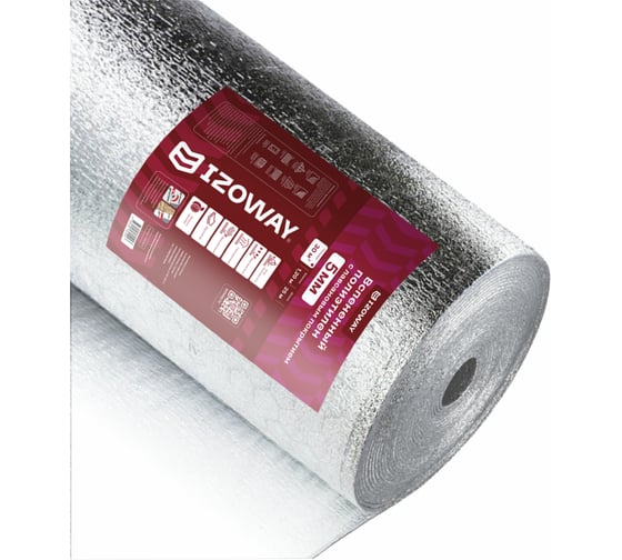 Изображение товара Лавсан РМ Izoway Стандарт (5 мм, 1,2x25 м, 30 кв.м) 13312