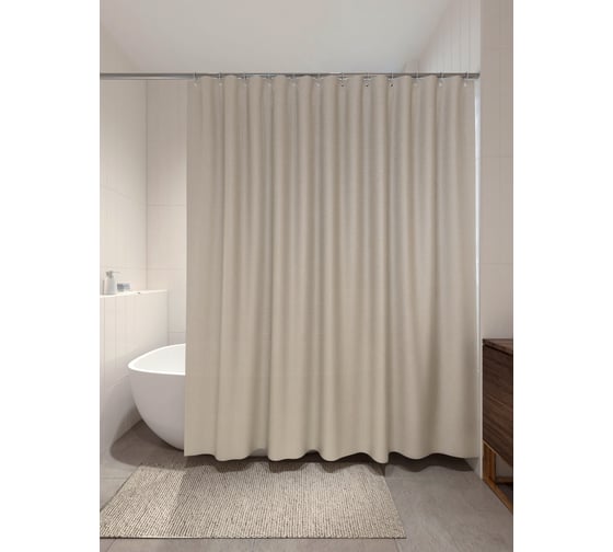 Изображение товара Штора для ванной PRIMANOVA CARAMEL 180x180 PLE DR-50044