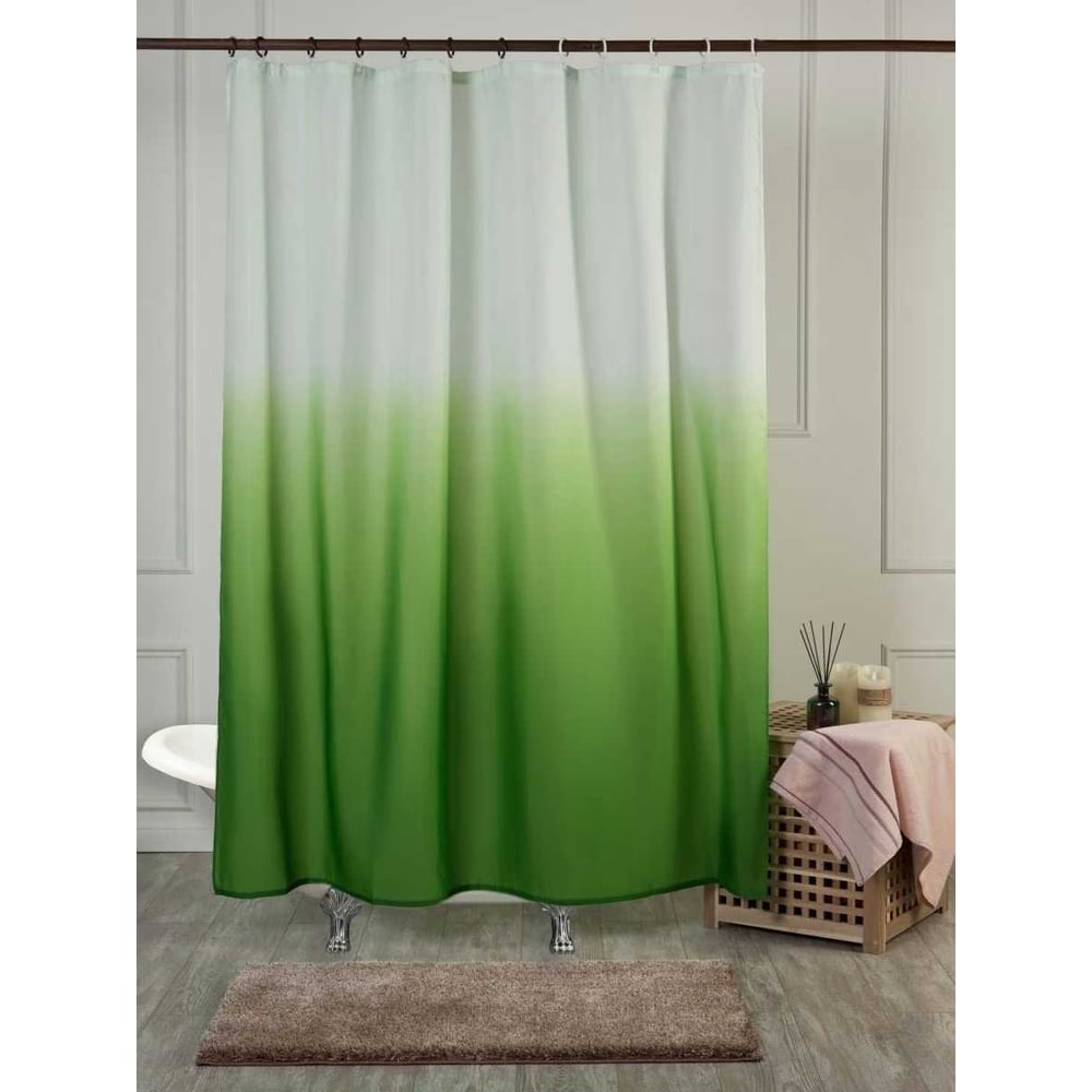 Изображение товара Штора для ванной PRIMANOVA DIAMOND 180x200 PLE зеленая водоотталкивающая