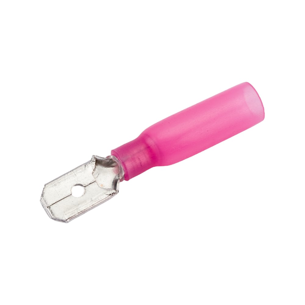 Изображение товара Изолированная термоусаживаемая клемма папа Nord-Yada 6.3мм 0.5-1.5кв.мм красная