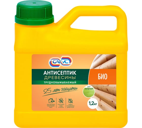 Изображение товара Антисептик древесины Сагус Био 1,2 кг Б 0296
