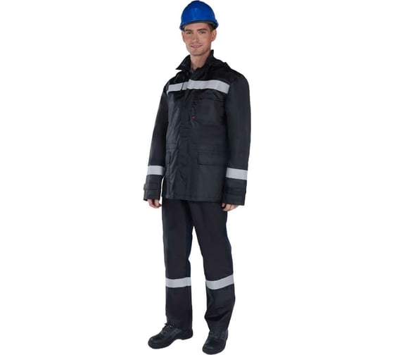 Изображение товара Антистатический костюм Факел темно-синий/черный, р. 44-46 87474553.008