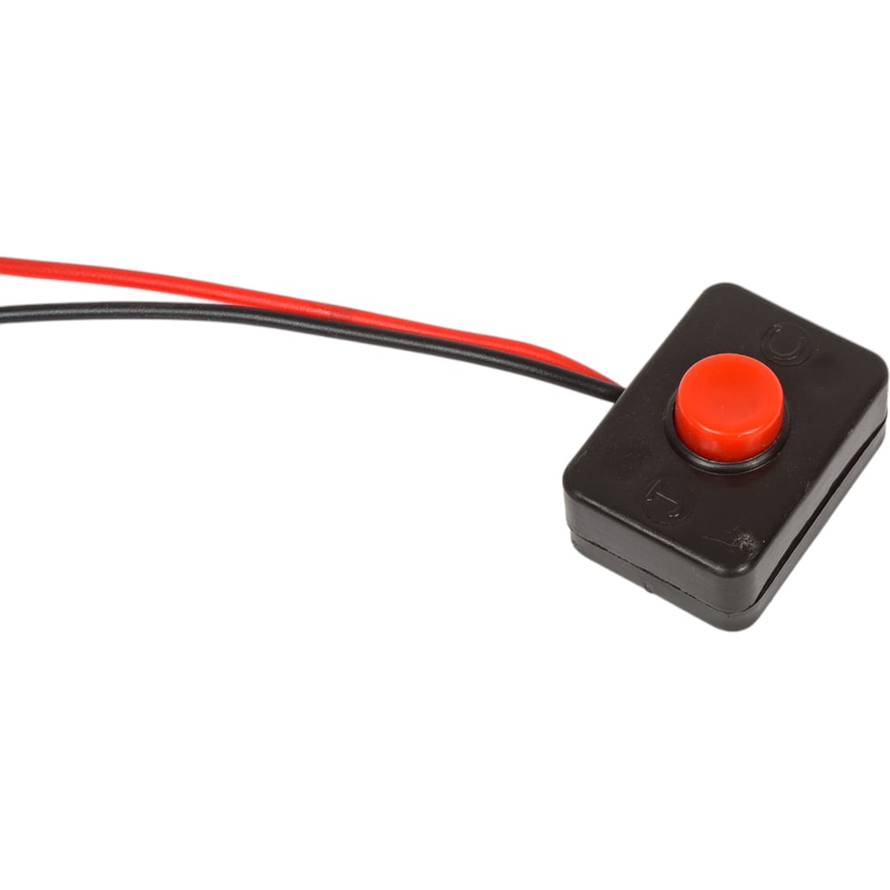 Изображение товара Сигнальная кнопка Nord-Yada на скотче 2 контакта корпус пластик черный IP30