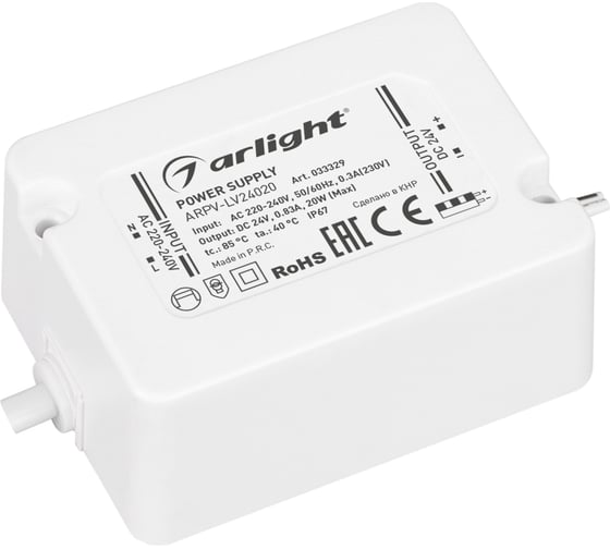 Изображение товара Блок питания Arlight ARPV-LV24020 033329