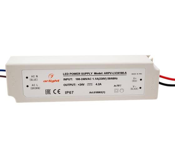 Изображение товара Блок питания Arlight ARPV-LV24100-A 0189831