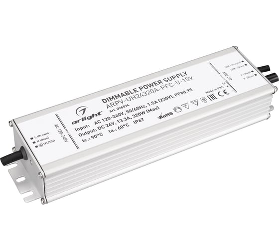 Изображение товара Блок питания Arlight ARPV-UH24320A-PFC-0-10V 026574