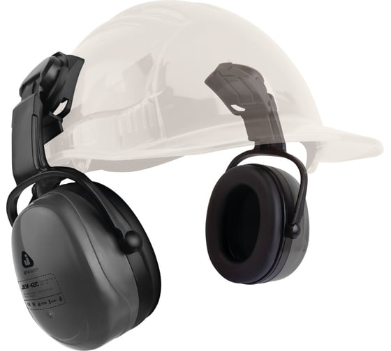 Изображение товара Противошумные наушники с разъемом на каску Jeta Safety Clamor Light 28 дБ серый JEM-421C