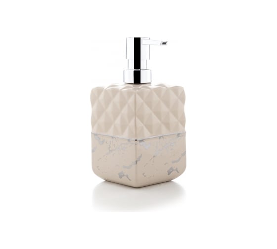 Изображение товара Дозатор для жидкого мыла RIMANOVA NERO керамика, бежевый D-20670