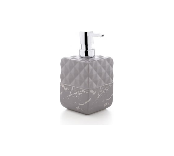 Изображение товара Дозатор для жидкого мыла PRIMANOVA NERO керамика, серый D-20660