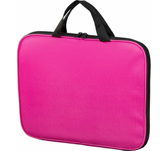 Изображение товара Папка Staff EVERYDAY на молнии с ручками, А4, полиэстер, ярко-розовая 270734