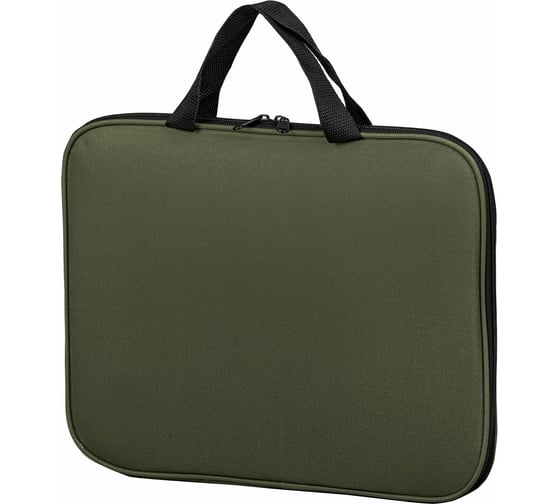 Изображение товара Папка Staff EVERYDAY на молнии с ручками, А4, полиэстер, хаки 270737