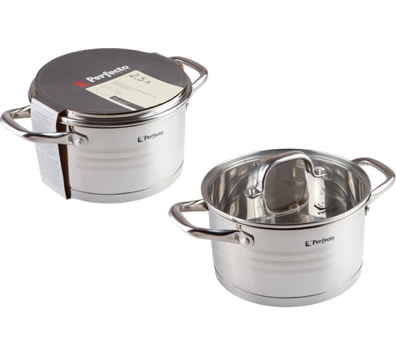 Изображение товара Кастрюля PERFECTO LINEA Milagros из нержавеющей стали 2.5 л 50-001810