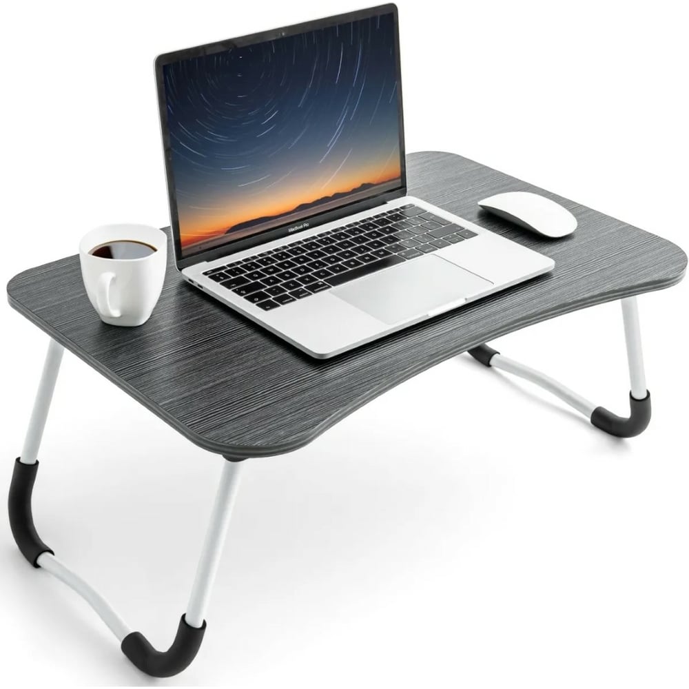 Большой складной стол-подставка для ноутбука Tatkraft, цвет серебристый