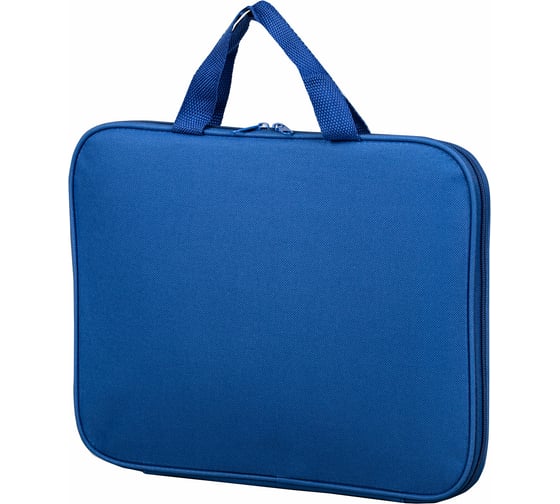 Изображение товара Папка Staff EVERYDAY на молнии с ручками, А4, полиэстер, синяя 270731