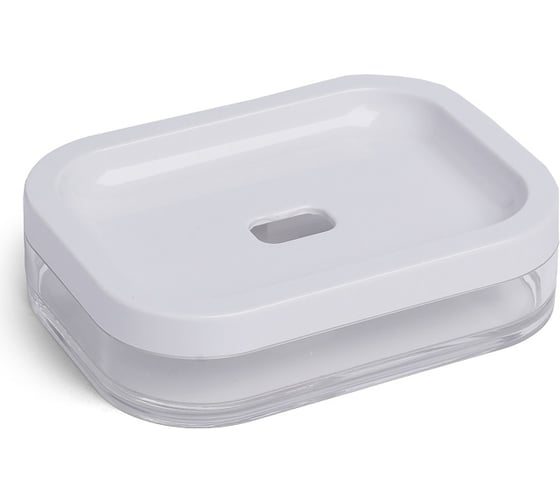 Изображение товара Мыльница PRIMANOVA KLAR белый, пластик D-20601