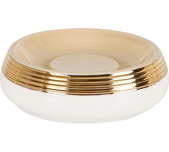 Изображение товара Мыльница PRIMANOVA LUCAS GOLD керамика D-20451