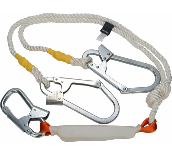 Изображение товара Двуплечевой строп из полиамидного каната СОЮЗСПЕЦОДЕЖДА Карабин К1, зев 25мм 2000000048321