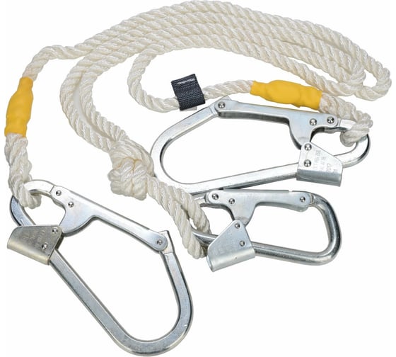 Изображение товара Двуплечевой строп из полиамидного каната СОЮЗСПЕЦОДЕЖДА Карабин К1, зев 25мм 2000000048338