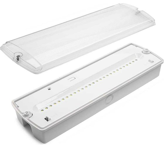 Изображение товара Аварийный светильник Wolta PRO ОРИЕНТИР с БАП EM3 Прозрачный ДБО03-4-052-6К