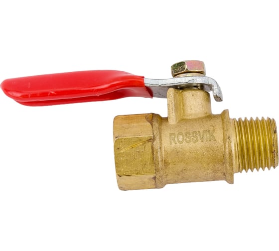 Изображение товара Вентиль шаровый М1/4" - F1/4" Rossvik A311/3